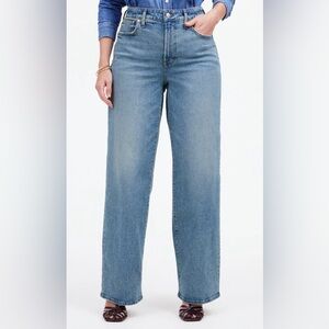 Madewell The Curvy Perfect Vintage Wide-Leg Jean Enmore Wash Size 27
